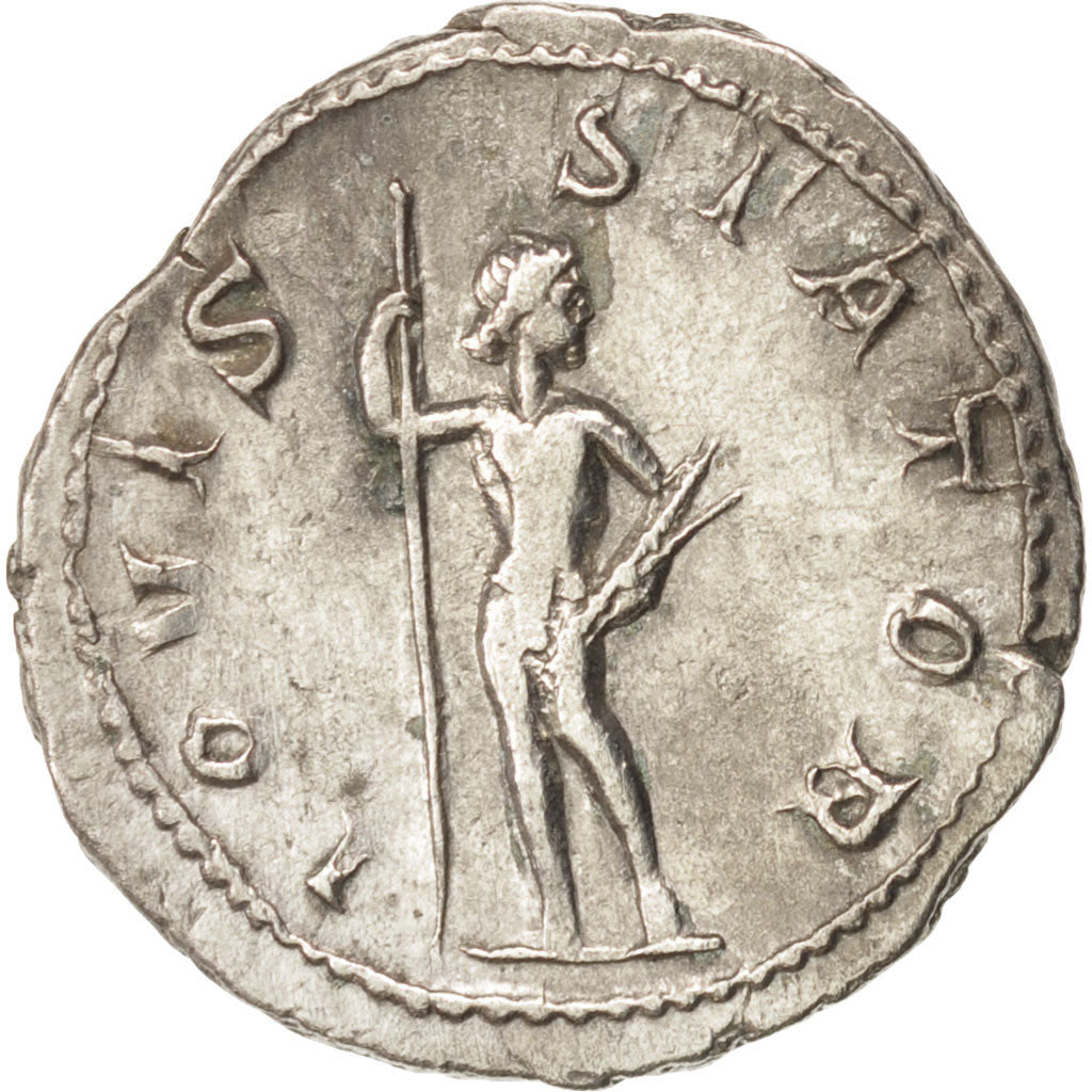Coin, Gordian III, Denarius, 240, Roma, AU(50-53), Silver, RIC:112