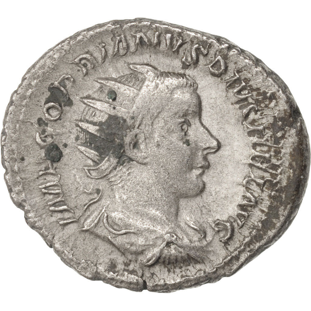 Moneta, Gordian III, Antoninianus, 241, Roma, AU(50-53), Bilon, RIC:84