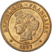 Monnaie, France, Cérès, 5 Centimes, 1887, Paris, SUP+, Bronze, KM:821.1