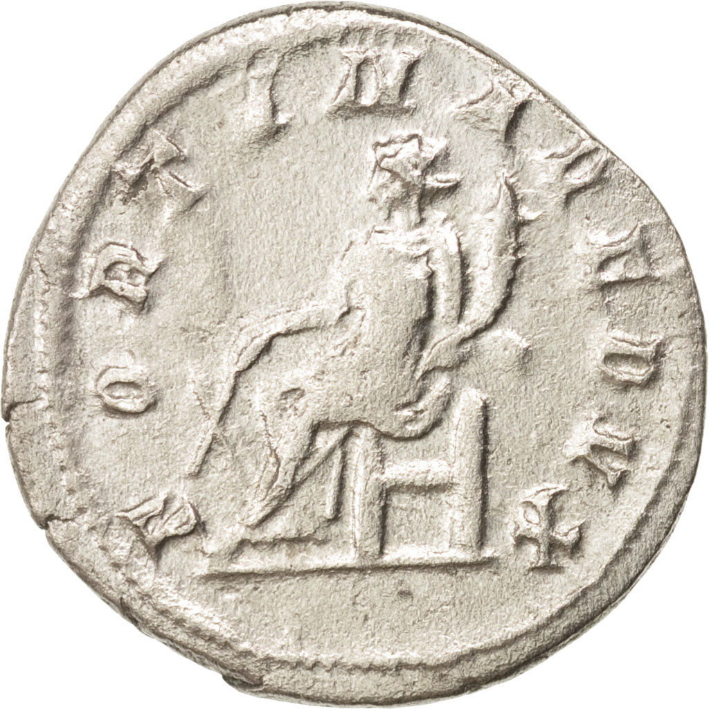 Coin, Gordian III, Antoninianus, 243, Antioch, EF(40-45), Billon, RIC:210e