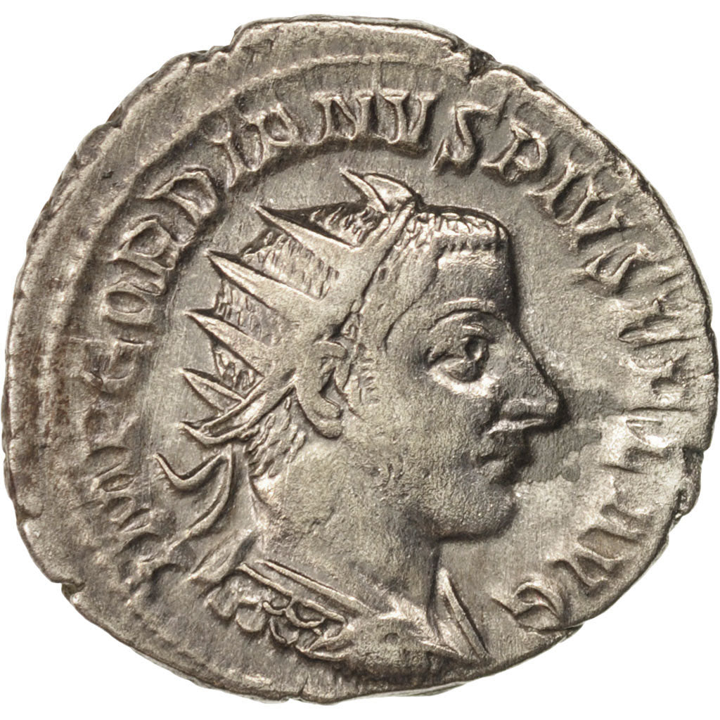 Moneda, Gordian III, Antoninianus, 243, Antioch, MBC+, Vellón, RIC:210e