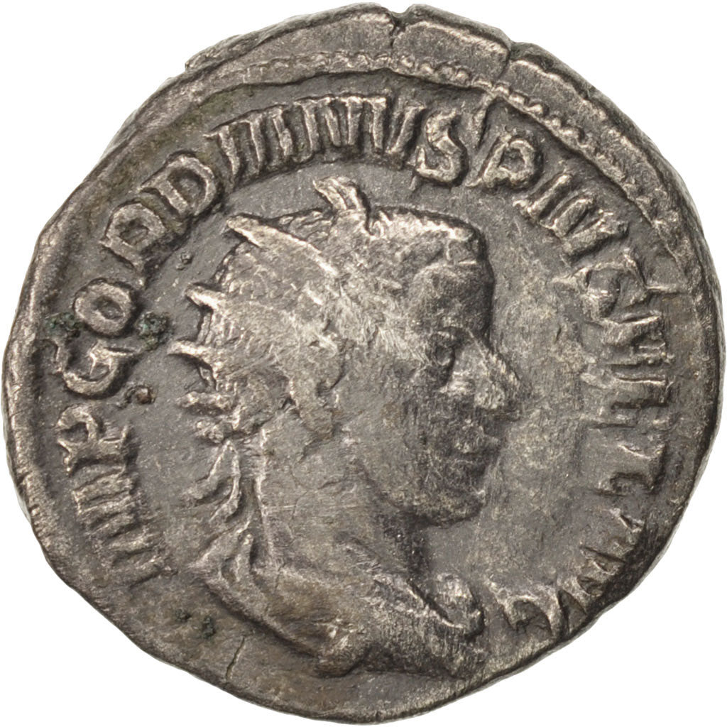 Moneta, Gordian III, Antoninianus, 244, Roma, MB+, Biglione, RIC:143