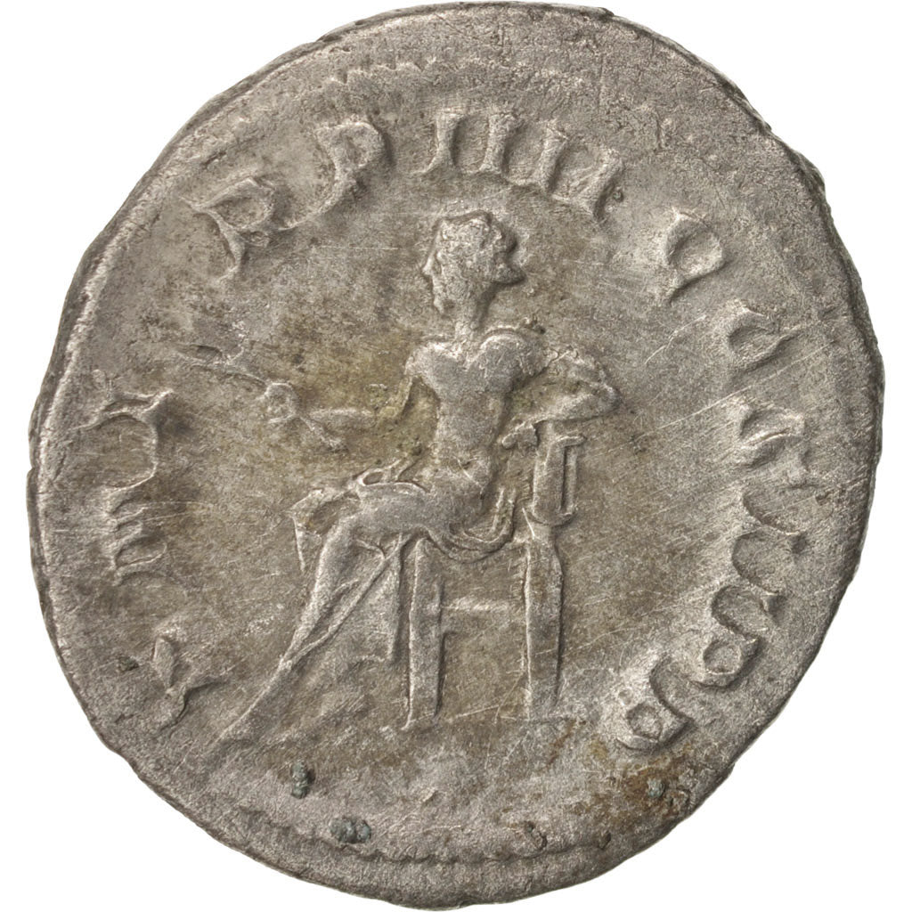 Moneta, Gordian III, Antoninianus, 241, Roma, BB, Biglione, RIC:88