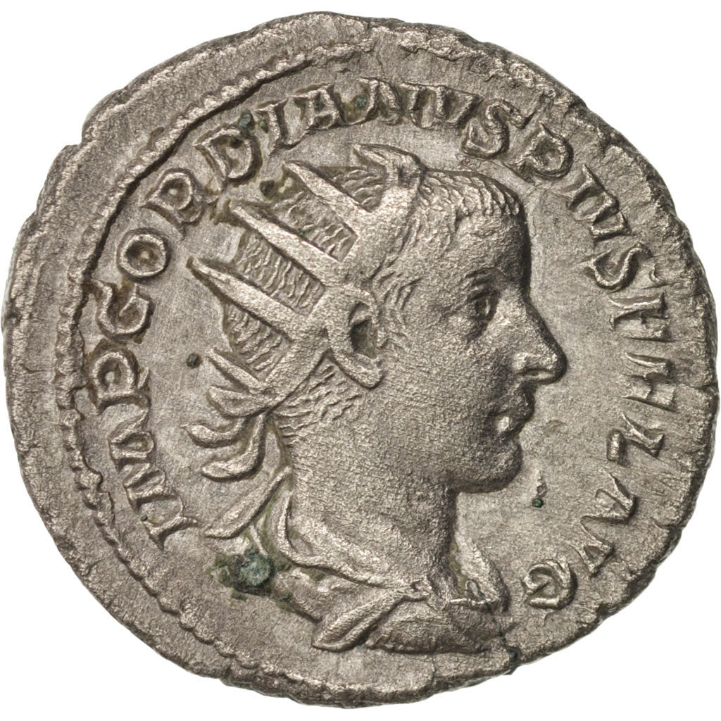 Moneta, Gordian III, Antoninianus, 241, Roma, AU(50-53), Bilon, RIC:88