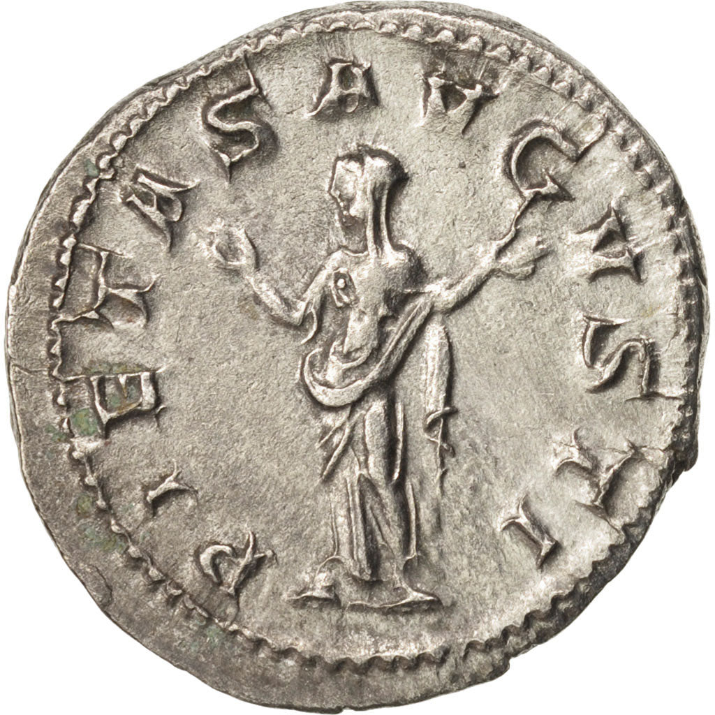 Coin, Gordian III, Denarius, 241, Roma, AU(55-58), Silver, RIC:129