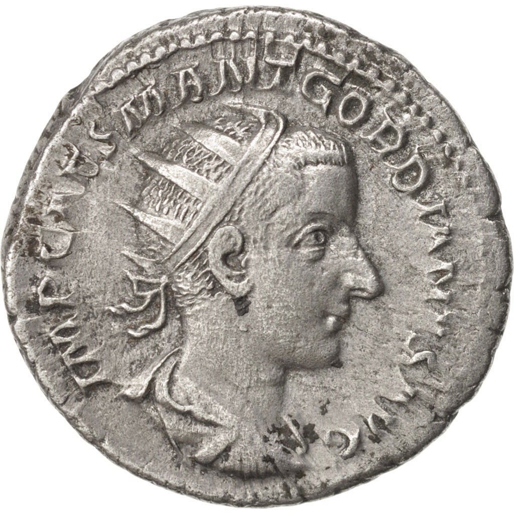 Moneta, Gordian III, Antoninianus, 239, Roma, AU(55-58), Bilon, RIC:53