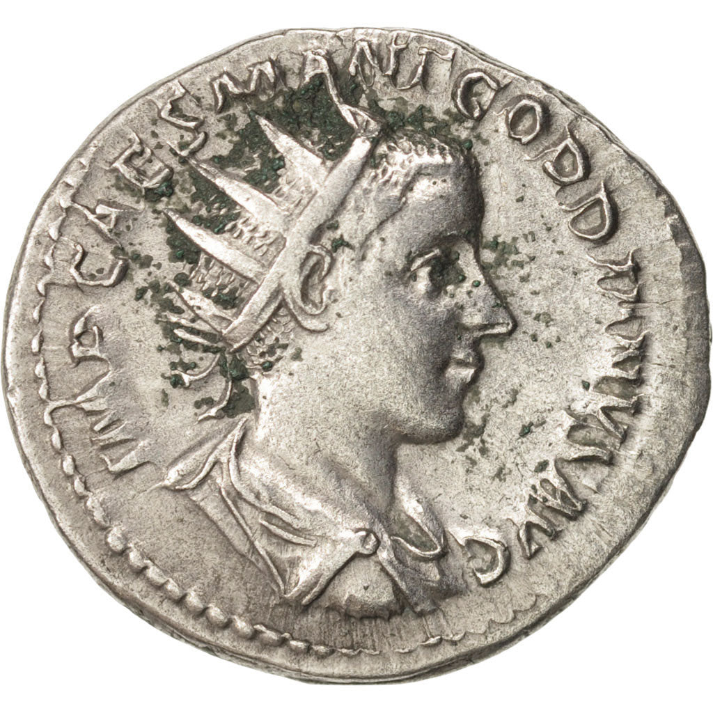 Moneta, Gordian III, Antoninianus, 238, Roma, AU(55-58), Bilon, RIC:3