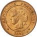 Coin, France, Cérès, 5 Centimes, 1892, Paris, MS(63), Bronze, KM:821.1