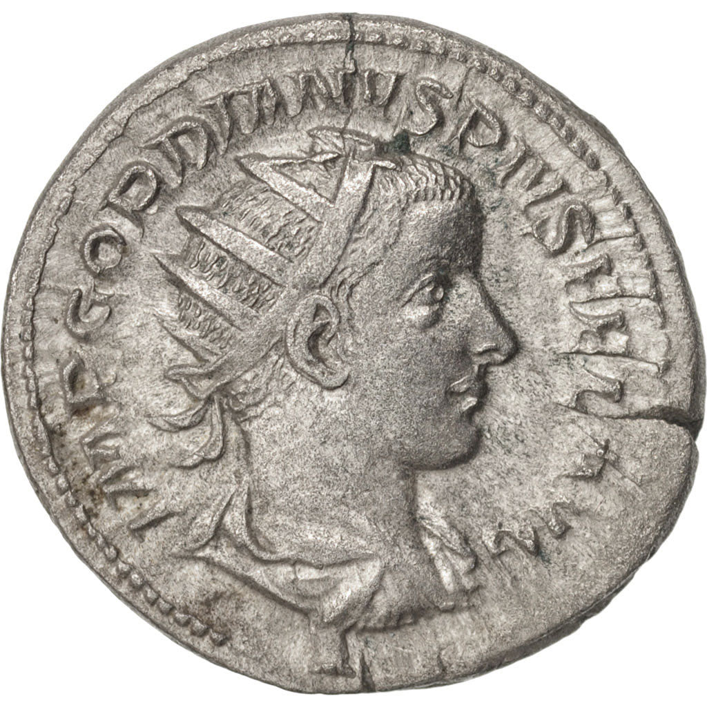 Moneta, Gordian III, Antoninianus, 241, Roma, EF(40-45), Bilon, RIC:88