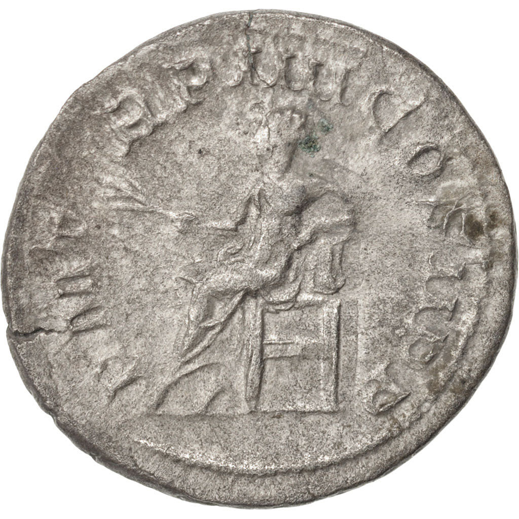 Moneta, Gordian III, Antoninianus, 241, Roma, EF(40-45), Bilon, RIC:88