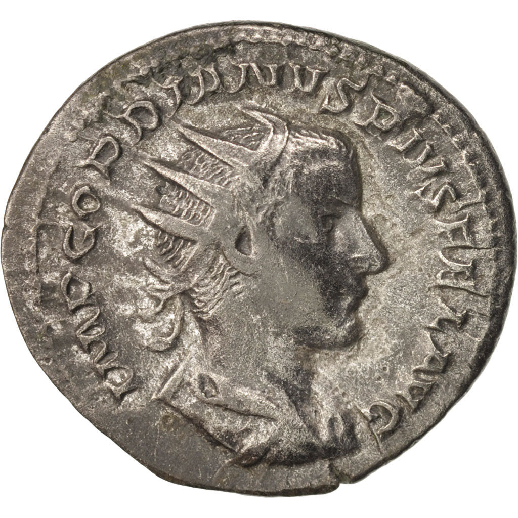 Coin, Gordian III, Antoninianus, 241, Roma, AU(50-53), Billon, RIC:88