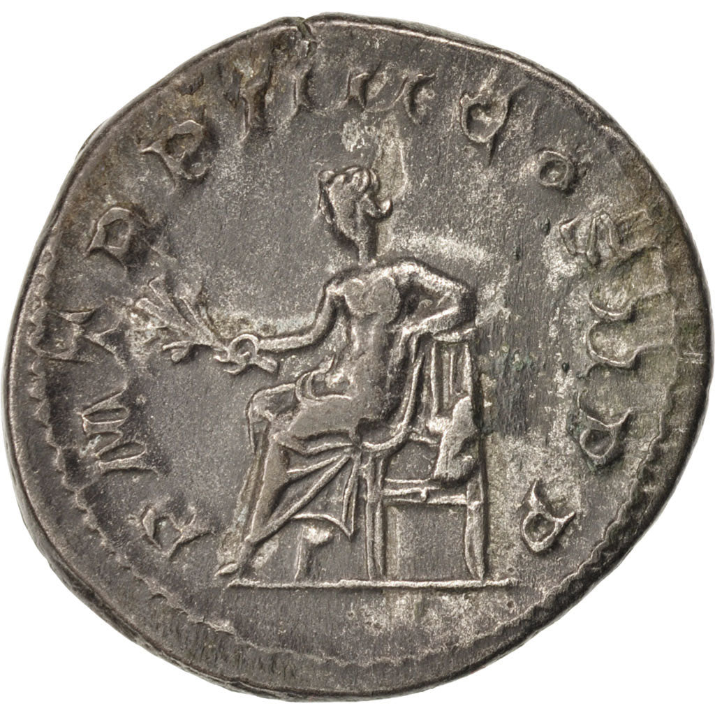 Coin, Gordian III, Antoninianus, 241, Roma, AU(50-53), Billon, RIC:88