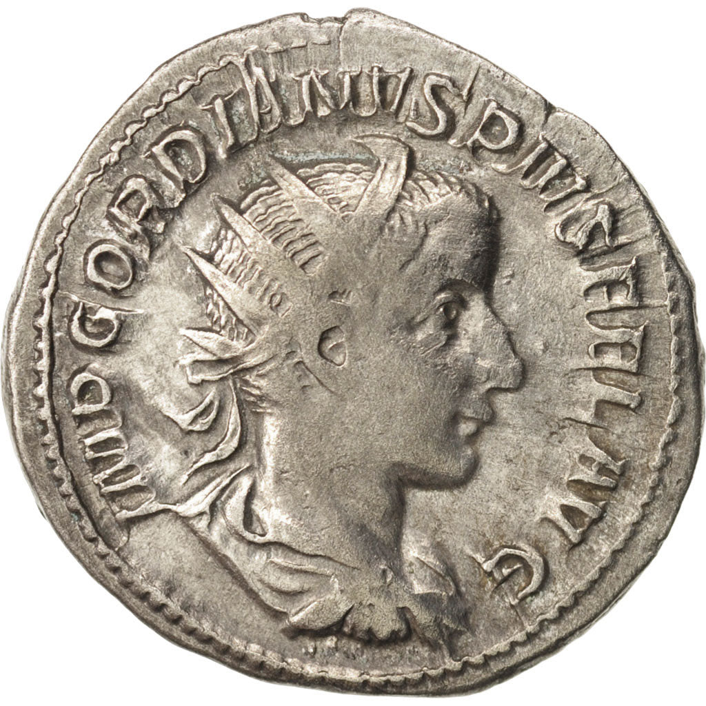 Moneta, Gordian III, Antoninianus, 239, Roma, AU(50-53), Bilon, RIC:71