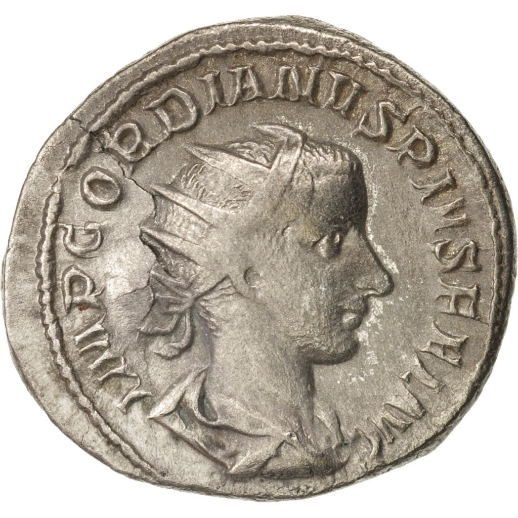 Moneta, Gordian III, Antoninianus, 239, Roma, AU(50-53), Bilon, RIC:67