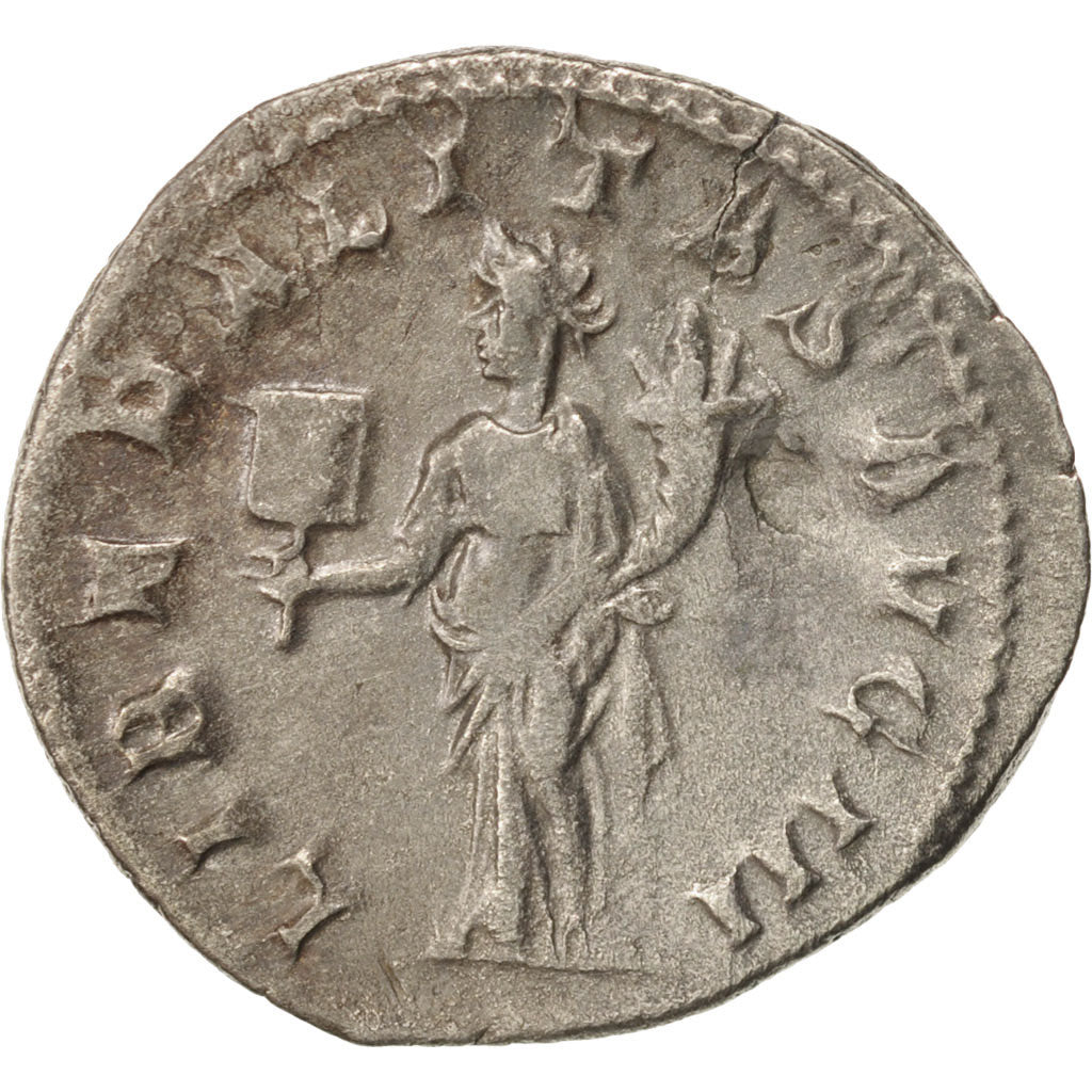 Moneta, Gordian III, Antoninianus, 239, Roma, AU(50-53), Bilon, RIC:67
