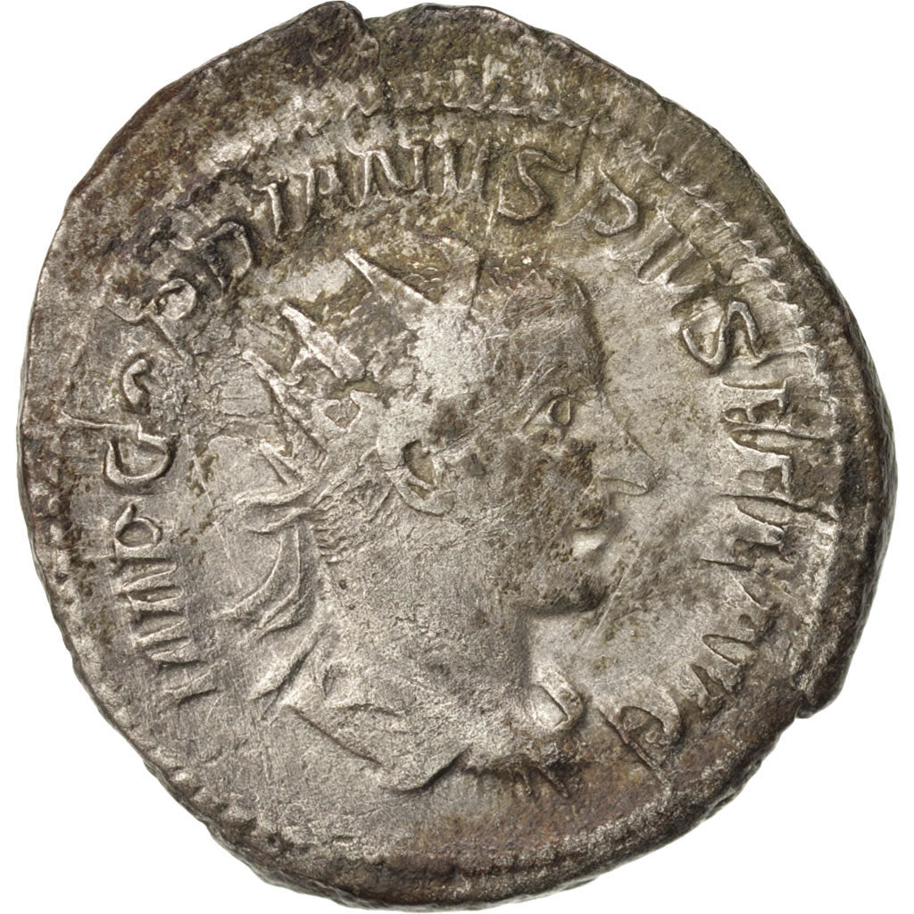 Moneta, Gordian III, Antoninianus, 244, Roma, BB, Biglione, RIC:151