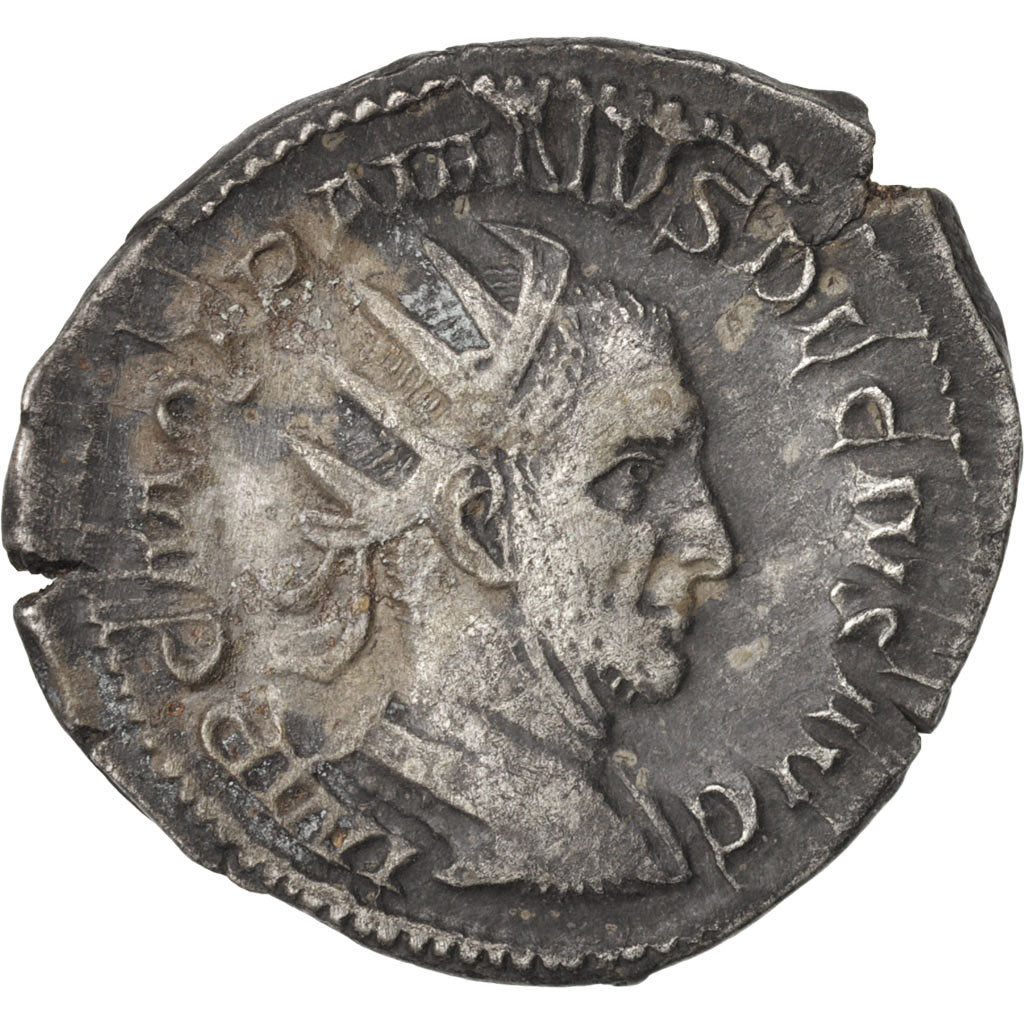 Trajan Decius, Antoninianus, 250, Roma, EF(40-45), Billon, RIC:12b