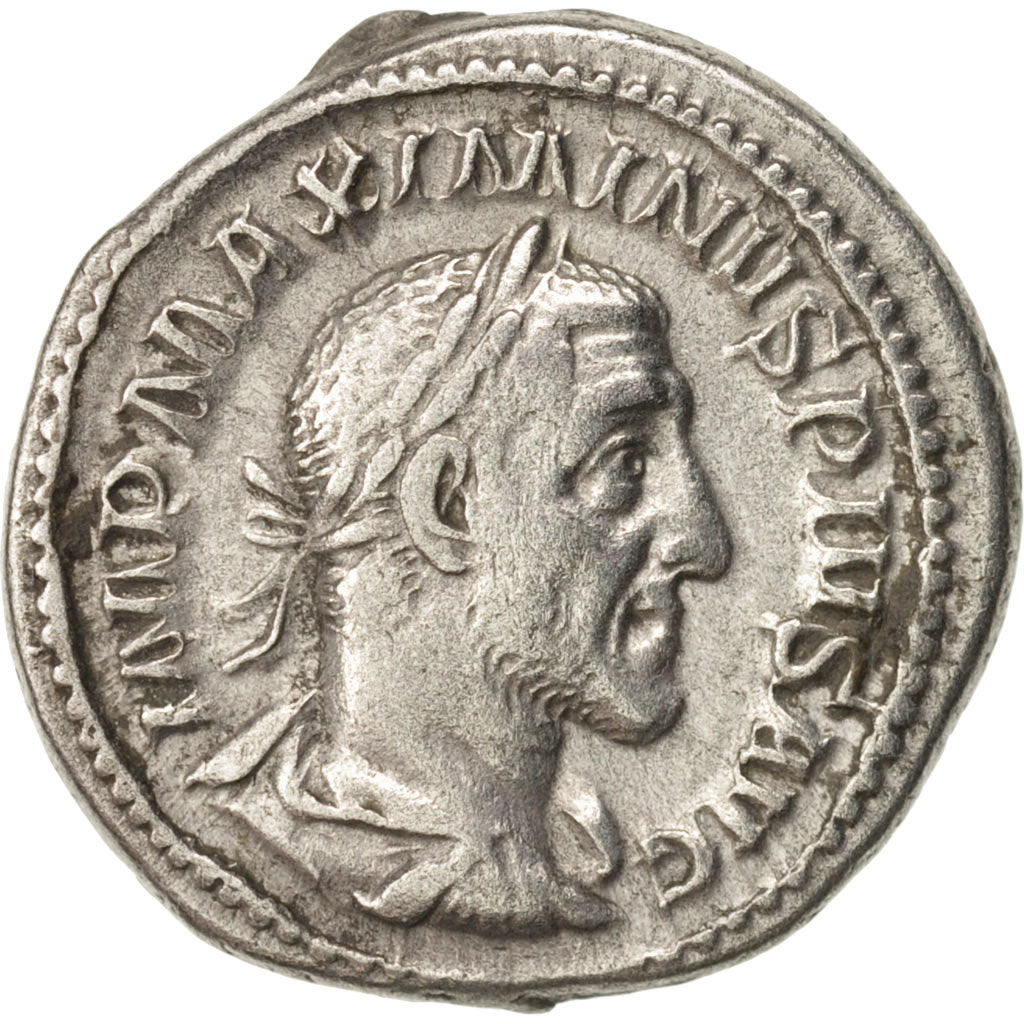 Coin, Maximinus I Thrax, Denarius, AD 236, Roma, EF(40-45), Silver, RIC:13
