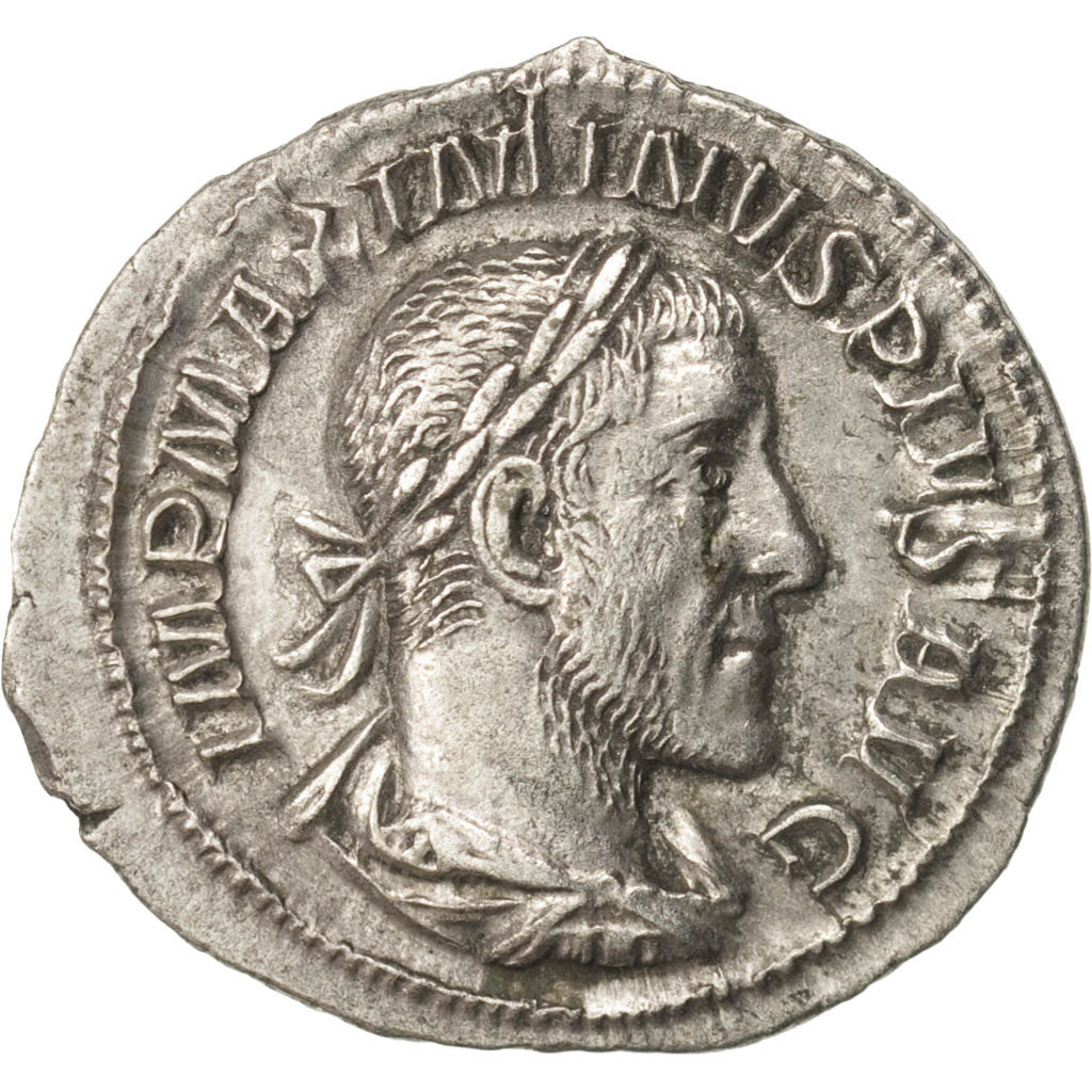 Maximinus I, Denarius, 236, Roma, AU(50-53), Silver, RIC:16