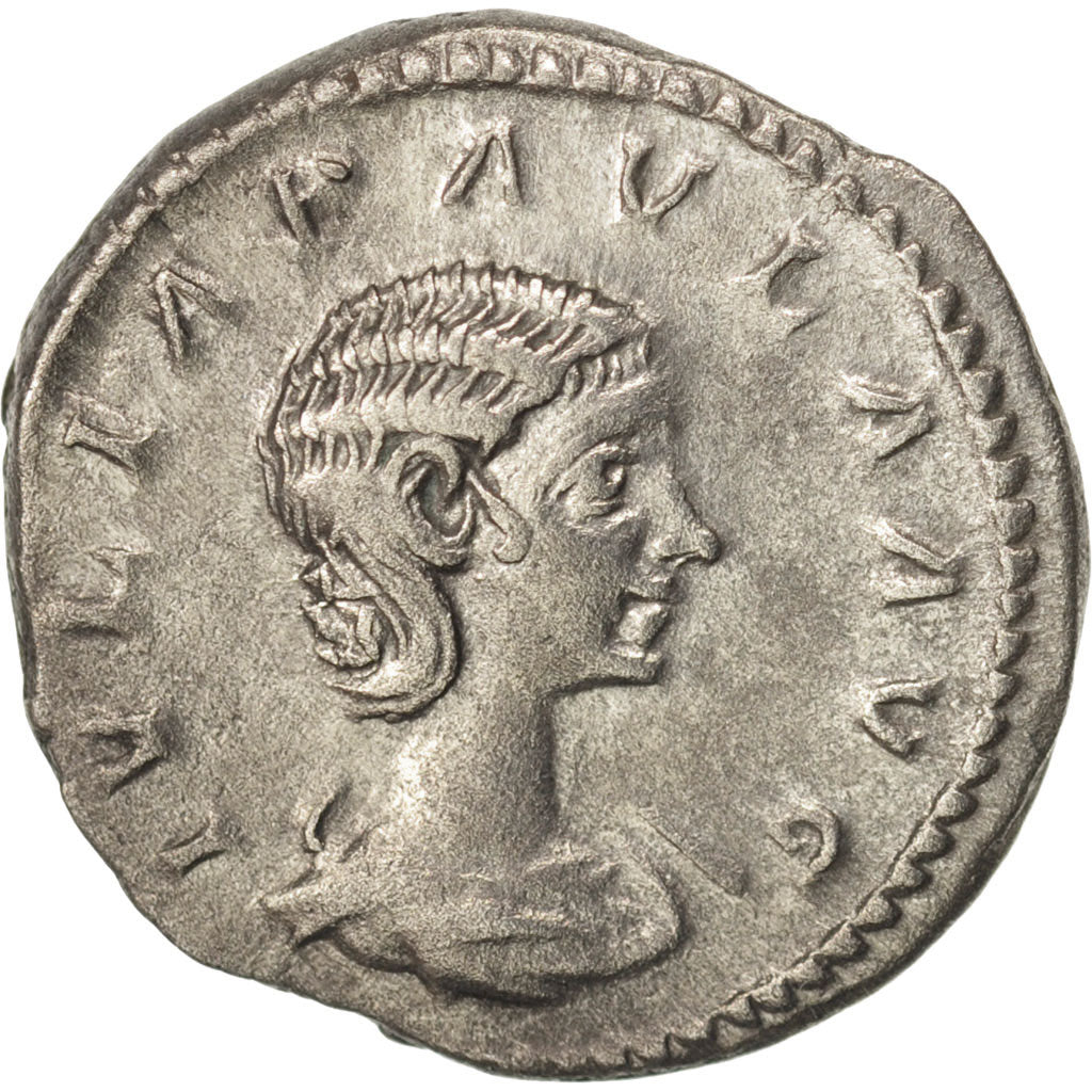 Julia Paula, Denarius, 220, Roma, AU(50-53), Silver, RIC:216