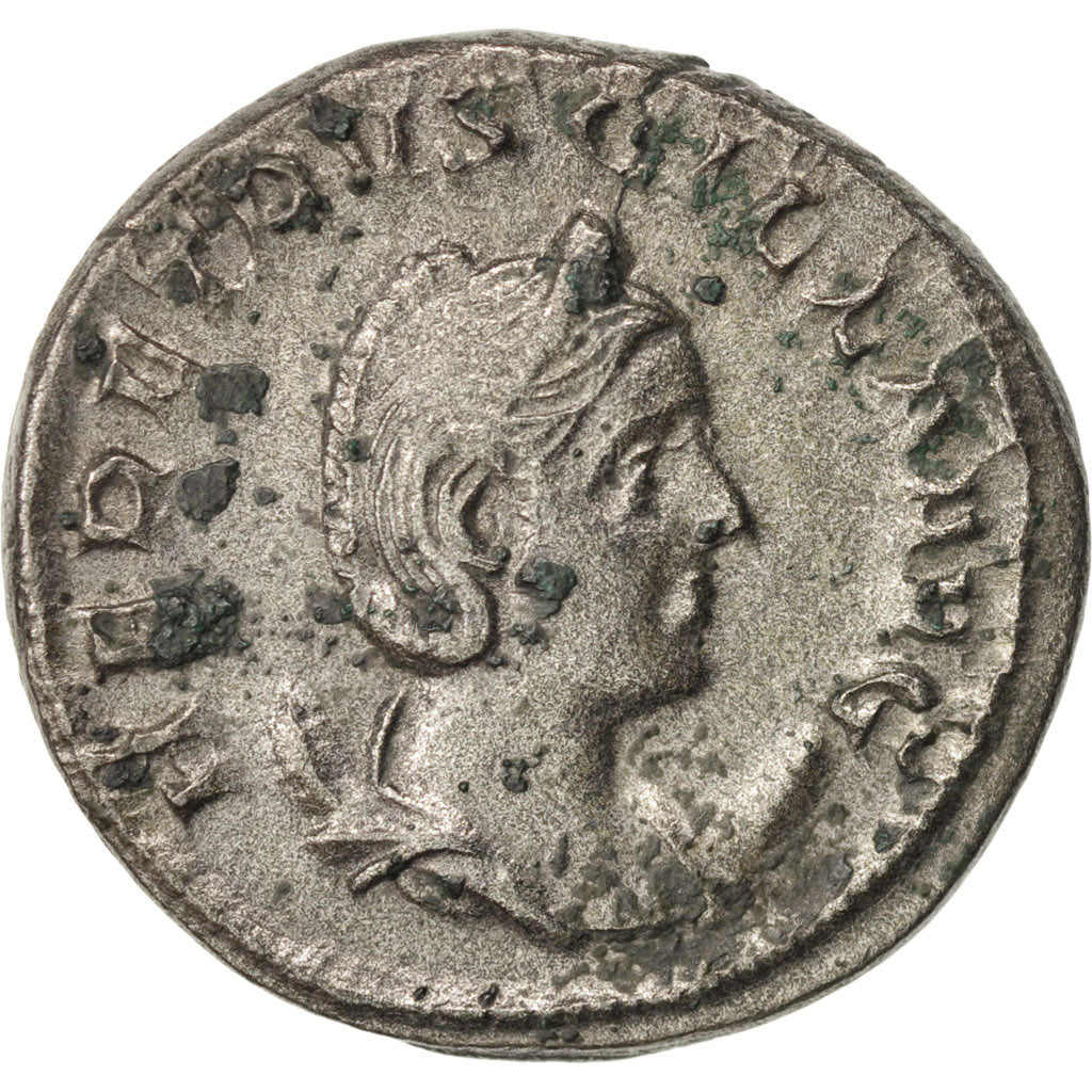Moneta, Herennia Etruscilla, Antoninianus, 250, Roma, BB, Biglione, RIC:59b