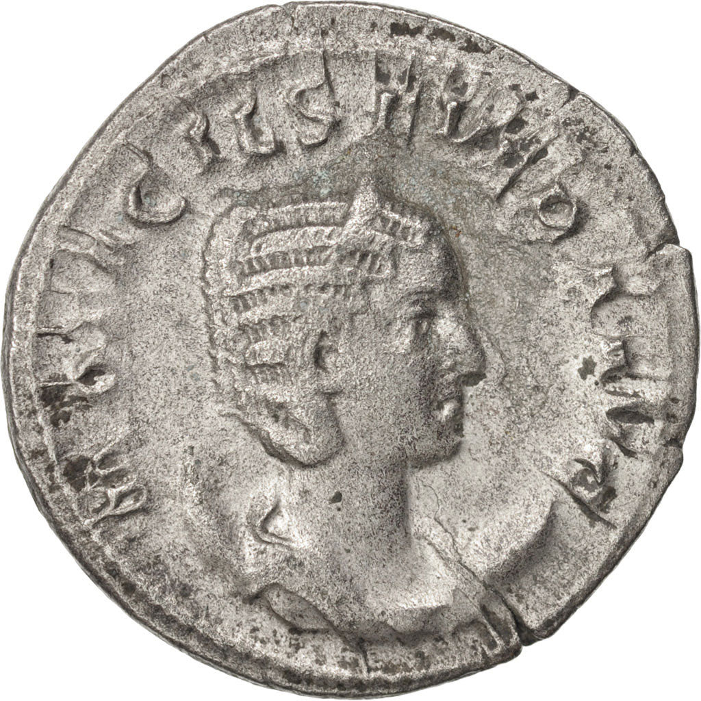 Moneta, Otacilia Severa, Antoninianus, 247, Roma, BB, Biglione, RIC:125c