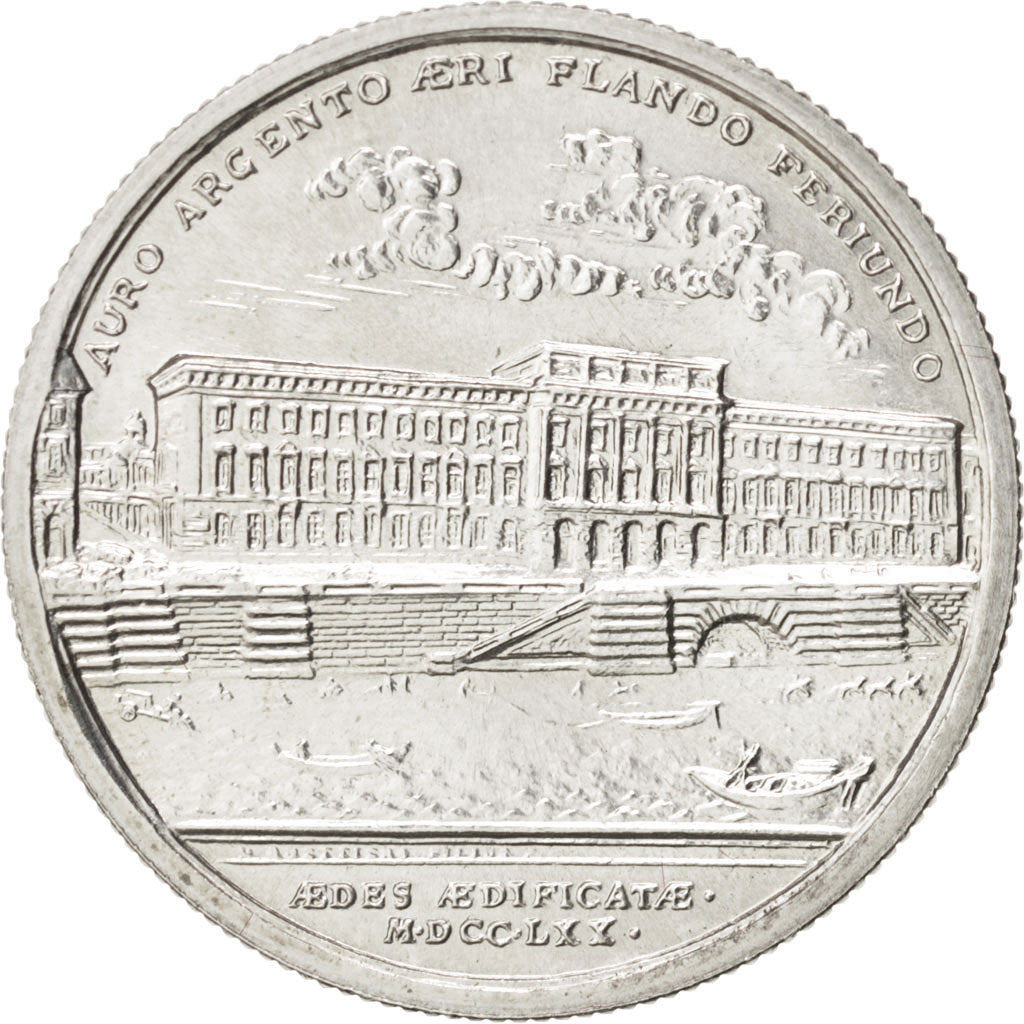 France, Régie des monnaies, History, Medal, 1980, SPL, Silver, 21mm
