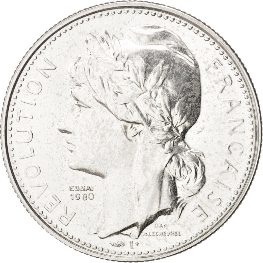 France, Medal, French Fifth Republic, History, 1989, MS(63), Silver
