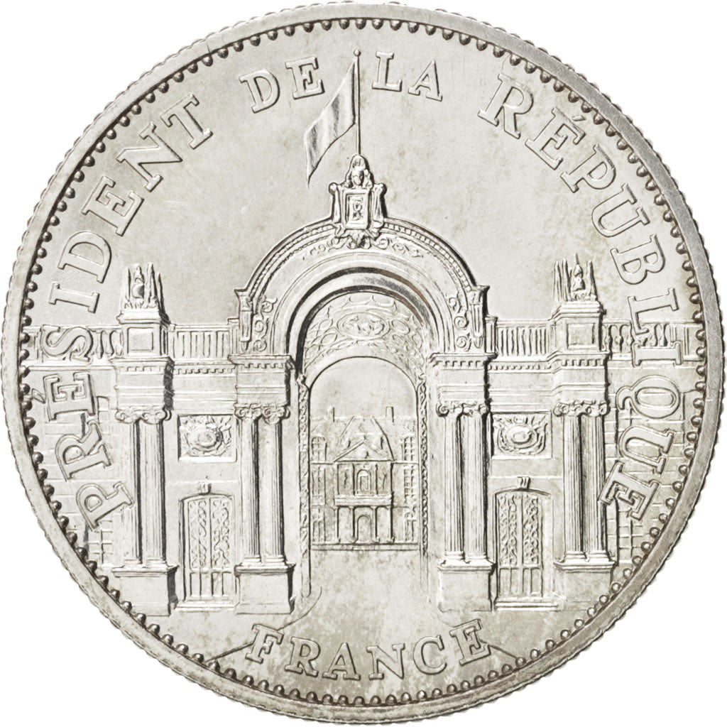 France, François Mitterrand, History, Medal, 1981, MS(63), Silver, 21mm