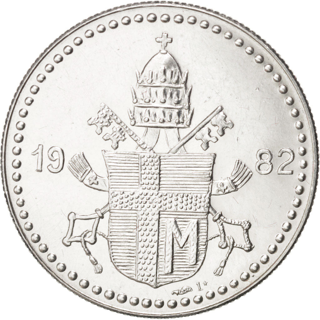 Vaticano, Medal, Religions & beliefs, 1982, SPL, Argento