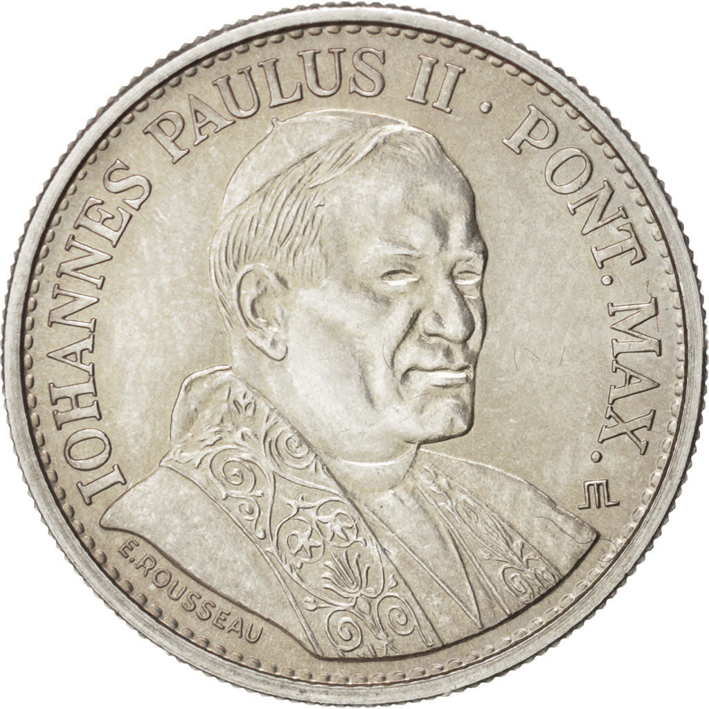 Vatican, Polonia, Religions & beliefs, Medal, 1983, MS(63), Silver, 21mm