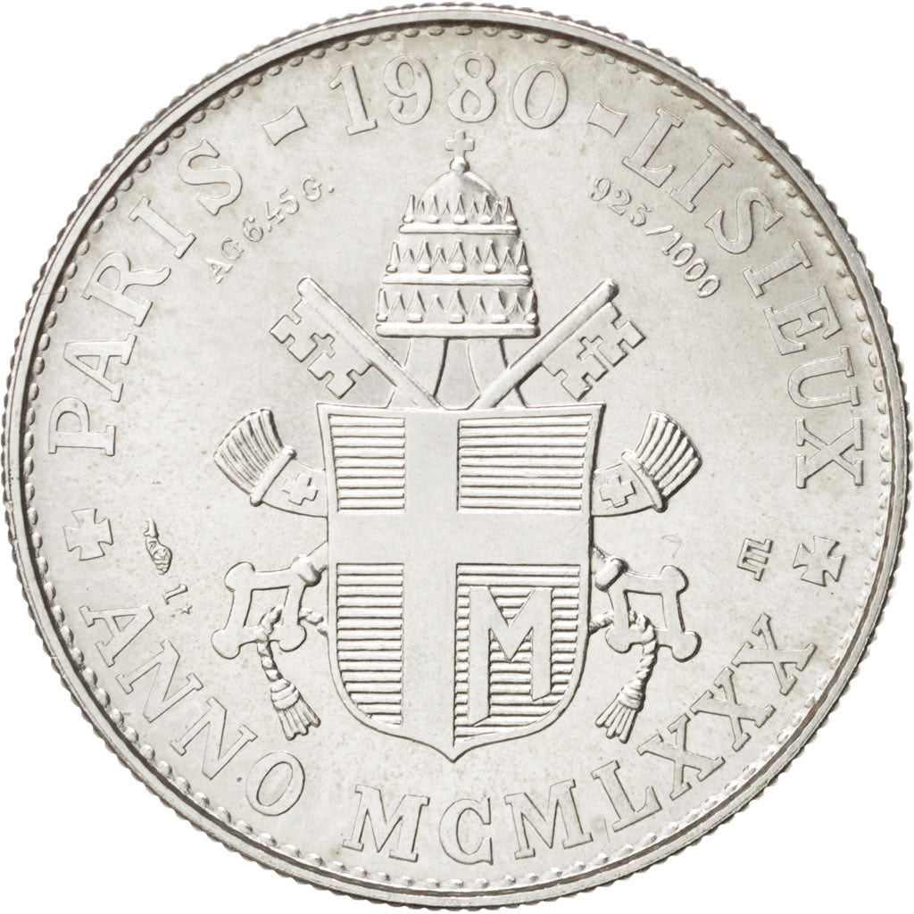 Vatican, Medal, Religions & beliefs, 1980, MS(63), Silver