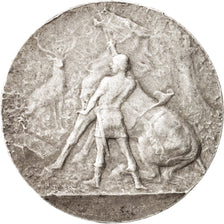 France, St Hubert Club de France, Medal, 1930, EF(40-45), Cariat, Bronze, 35mm