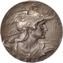 France, Lille Commercial syndicat, Medal, 1903, EF(40-45), Bottée, Silver, 49mm