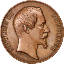 Frankrijk, Medal, Second French Empire, Business & industry, 1855, Barre, ZF+