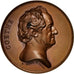 France, Goethe, Arts & Culture, Medal, 1832, MS(60-62), Copper, 41mm