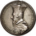 France, Richelieu, History, Medal, 1627, AU(50-53), Silver, 49mm
