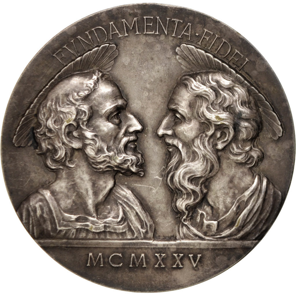 Vatican, Pie XI, Religions & beliefs, Medal, 1925, AU(55-58), Silver, 55mm