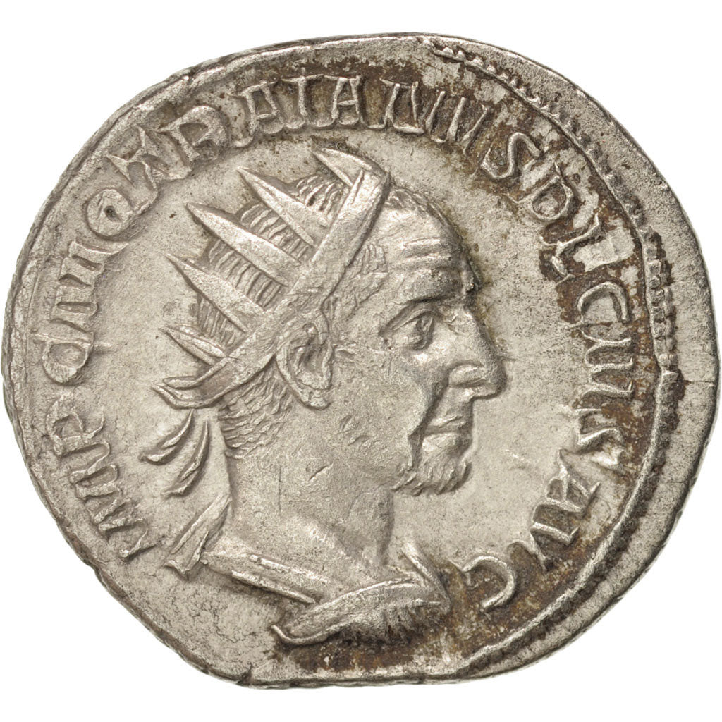 Coin, Trajan Decius, Antoninianus, 250, Roma, AU(55-58), Billon, RIC:28