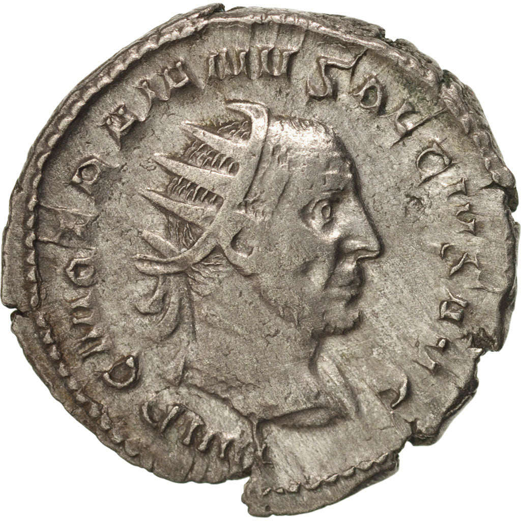 Münze, Trajan Decius, Antoninianus, 250, Roma, SS+, Billon, RIC:16c