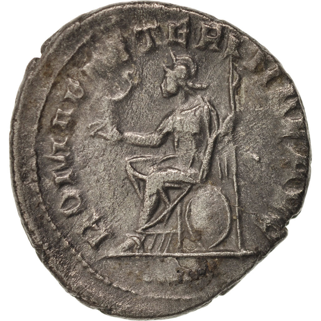 Coin, Trebonianus Gallus, Antoninianus, 253, Rome, AU(55-58), Billon, RIC:89