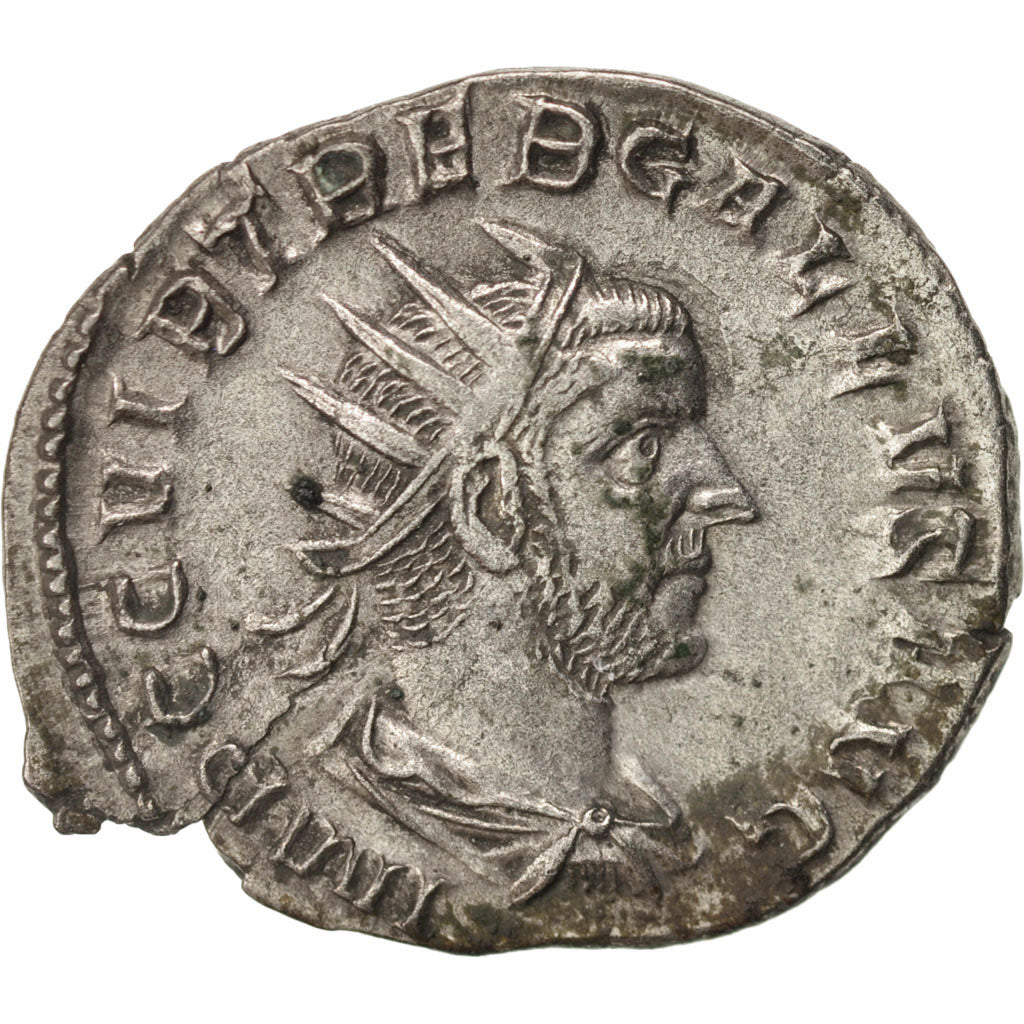 Coin, Trebonianus Gallus, Antoninianus, 252, Rome, AU(55-58), Billon, RIC:72