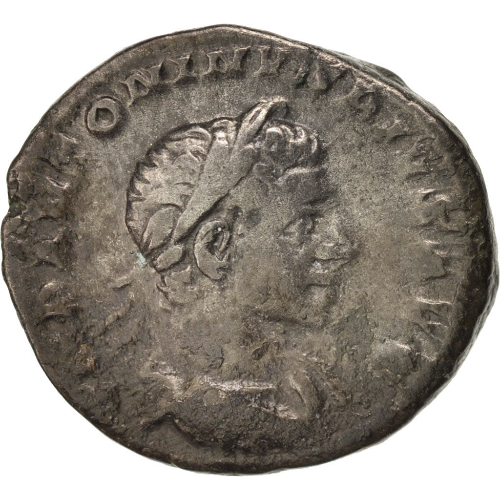 Münze, Elagabalus, Denarius, 221, Roma, S+, Silber, RIC:46