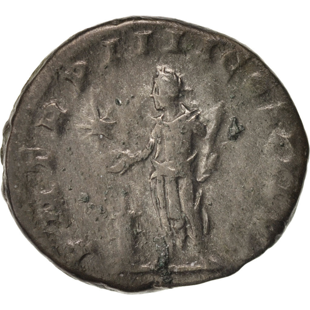Münze, Elagabalus, Denarius, 221, Roma, S+, Silber, RIC:46