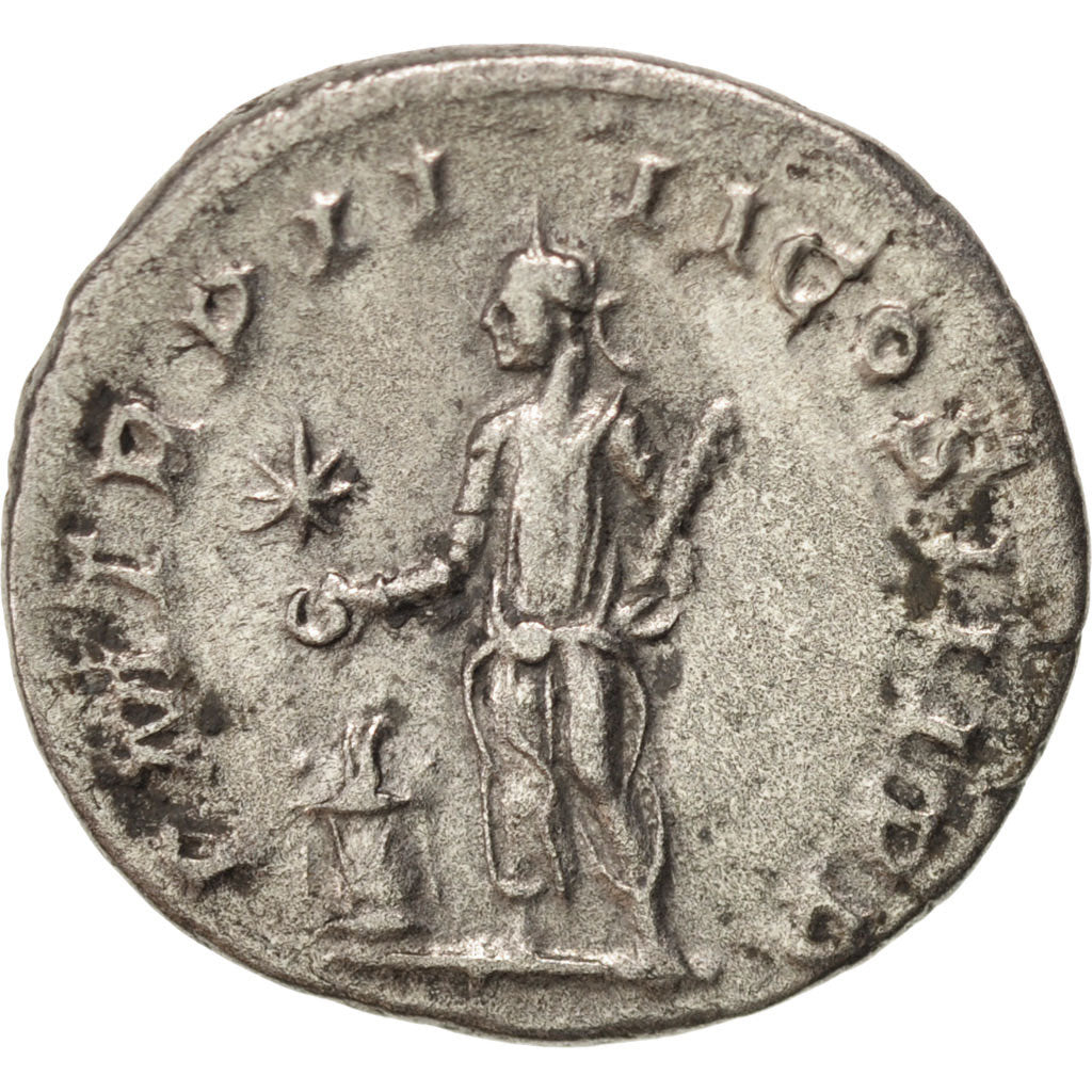 Moneta, Elagabalus, Denarius, 221, Roma, SPL-, Argento, RIC:46