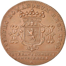 Belgium, Belgium, Comté de Flandres, Namur, Token, 1764, AU(50-53), Copper