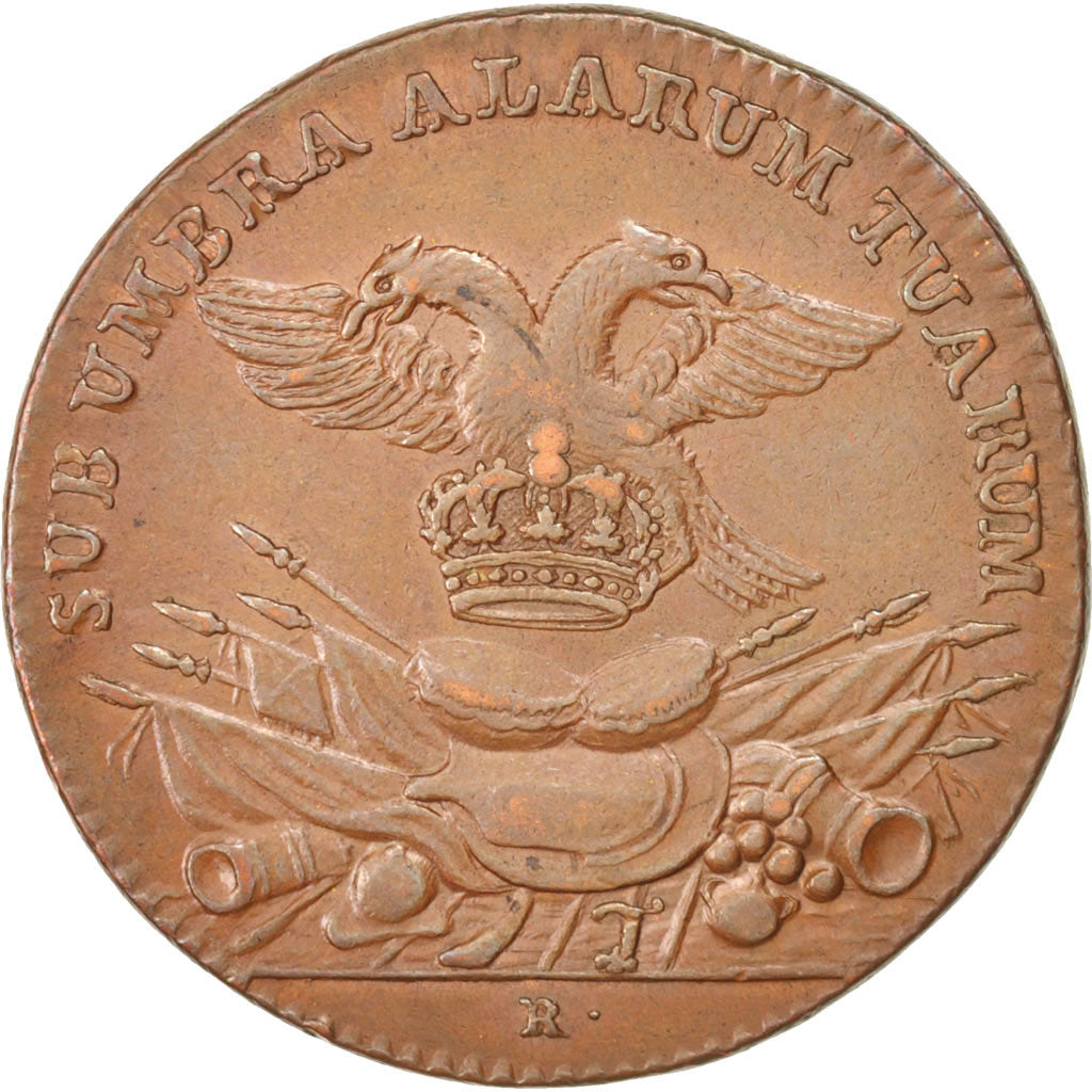 Belgium, Belgium, Comté de Flandres, Namur, Token, 1764, AU(50-53), Copper