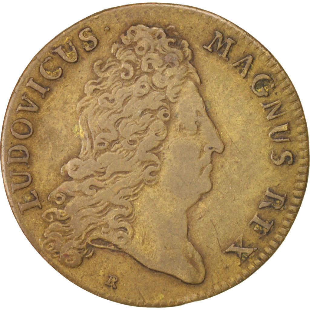 Francia, Token, Royal, Extraordinaire des Guerres, Louis XIV, MBC, Latón