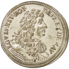 Francia, Token, Royal, Louis XIV, SPL-, Rame