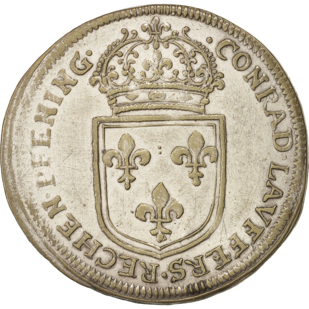 Francia, Token, Royal, Louis XIV, SPL-, Rame